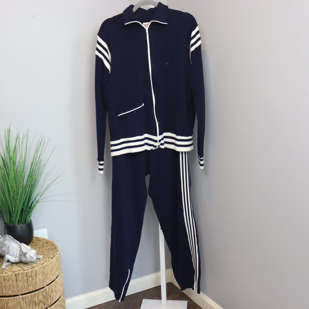 Vintage Oshman’s Men’s Tracksuit Zip‎ Jacket & Pants | Flawed | See Measurements